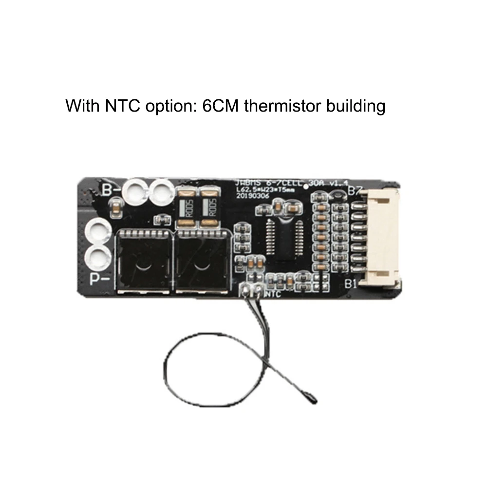 6S /7S 30A/50A BMS Board with NTC for 3.7V Ternary Lithium Battery Protection aeromodelling vacuum cleaner moped car washing mac