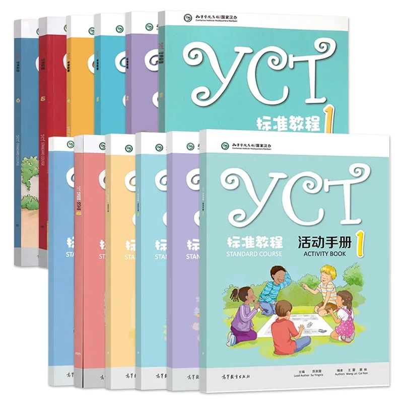 Yct Standard Course 1-6 Chinese Textbook +Activity Book for Entry Level Primary School and Middle School Students From Oversea