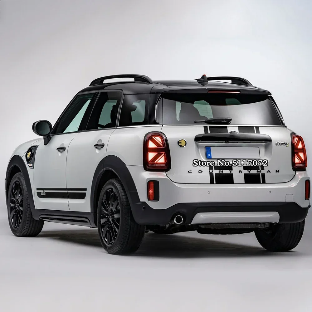 

Car Hood Decal Bonnet Band Rear Trunk Body Kit Side Stripes Skirt Sticker for MINI Countryman F60 All4 Cooper JCW Accessories
