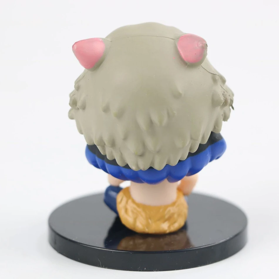 4-15 قطعة/المجموعة Q نسخة شيطان القاتل عمل الشكل ، يجلس شبح دمية ، Tanjiro ، Nidouzi ، Inosuke ، Zenizu نموذج الفيلم اللعب ، gifs