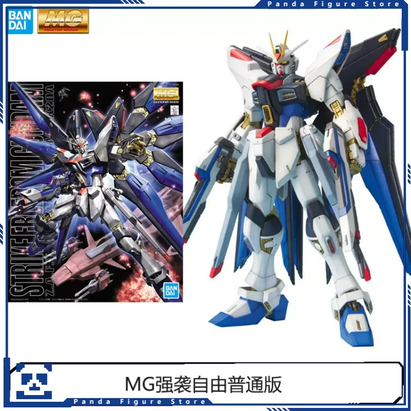 

In Stock Bandai MG 1/100 Strike Freedom Gundam ZGMF-X20A Action Figure GUNPLA Boy Toy Mecha Model Gift Assembly Kit Collectible