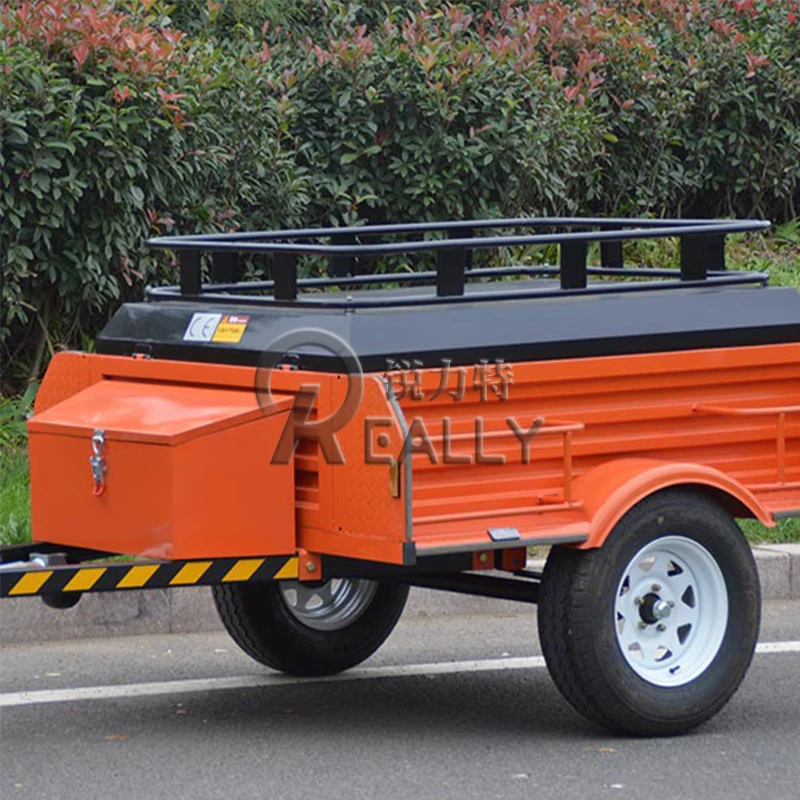 Alta qualidade pequeno rv reboque pequena casa móvel campista viagem acampamento portátil reboque de viagem