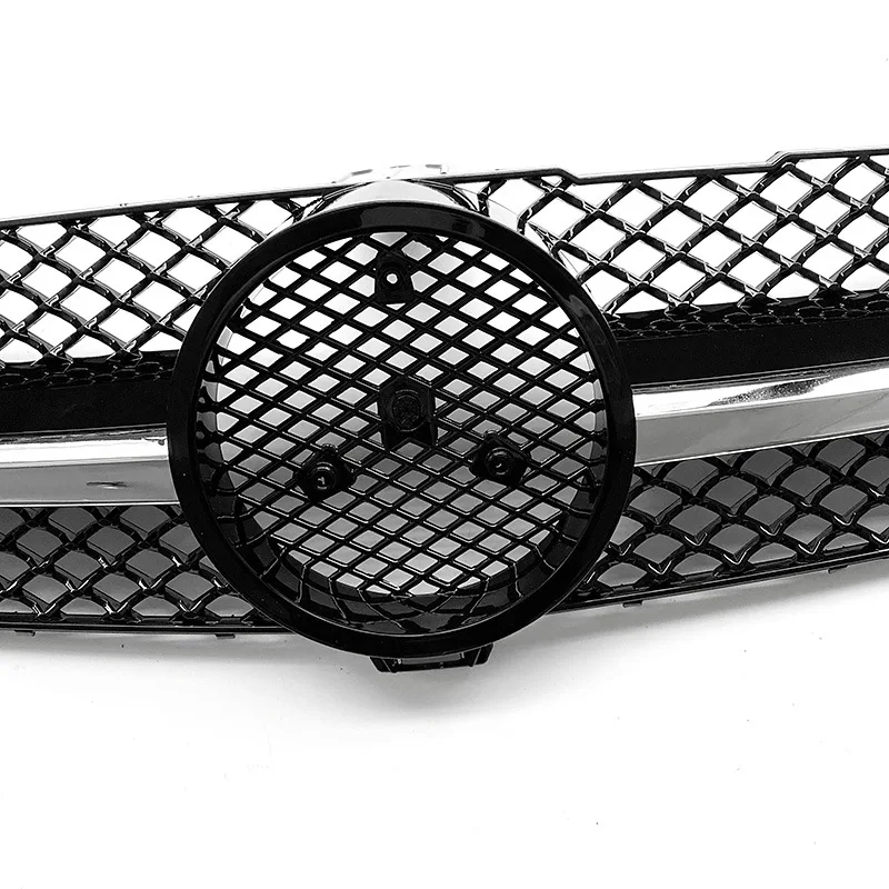 Car Front Grille Grill For Mercedes-Benz CLS-Class W219 CLS350 CLS500 CLS550 SLS600 CLS63 AMG 2008 2009 2010 ABS Grills Tuning