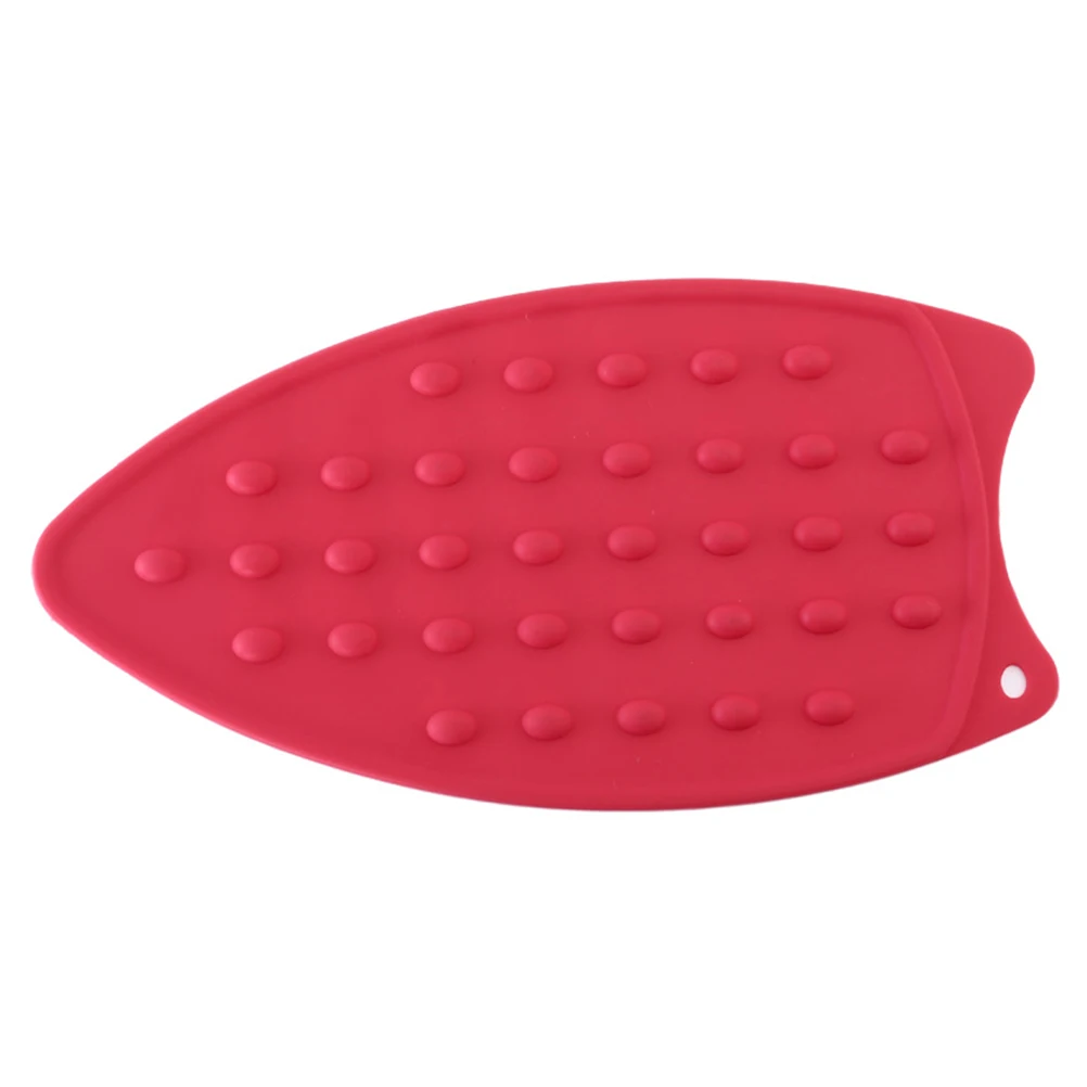 

2pcs Insulated Iron Pad Heat Resistant Silicone Mats for Flat Iron Dinning Table Non Slip Protection Rest Board