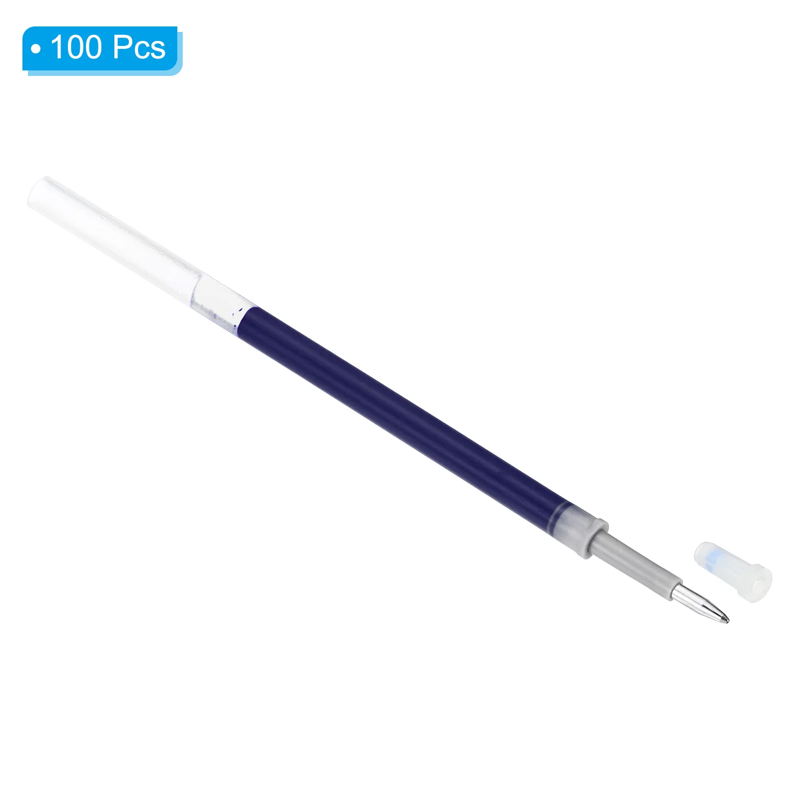 100Pcs 0.5mm Ink Pen Refills Replaceable Gel Pen Refills Ballpoint Pen Ink Fine Point for Retractable Pens Office Supplies