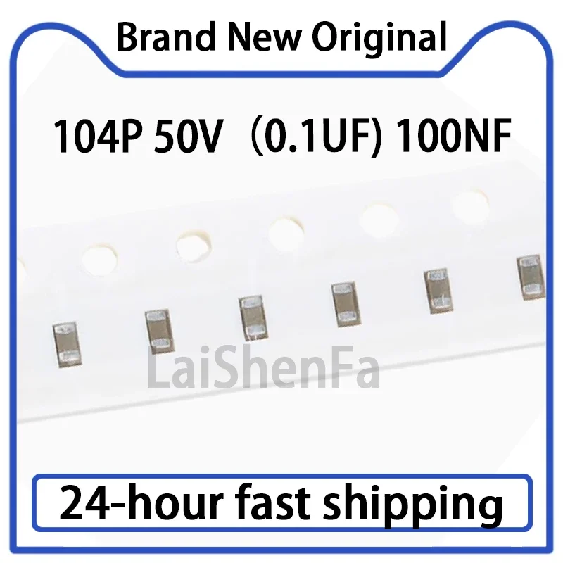 200PCS NEW 0603 SMD Capacitor 104P 50V (0.1UF) 100NF Accuracy ± 10% in Stock