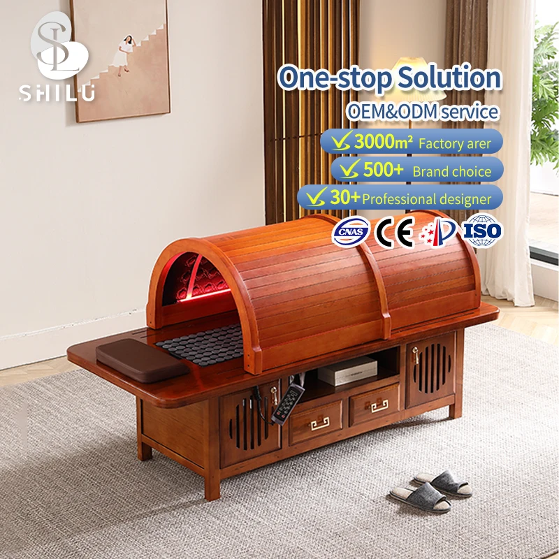 Single Graphene Heating Sauna Room Steam Therapy Box Moxibustion Chamber Equipment Solid Wood Steam Living Room Warehouse