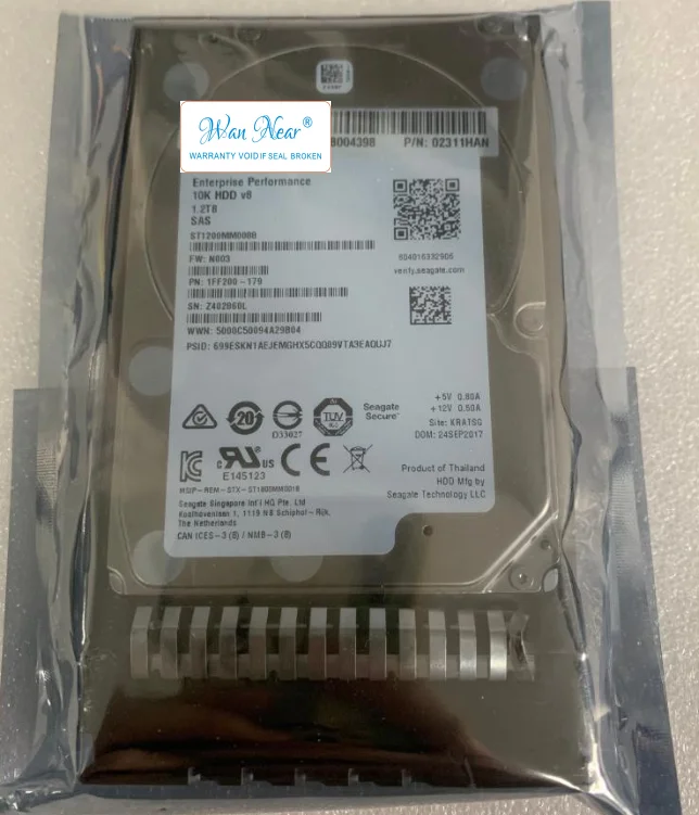 For 02311HAN 1.2T 10K SAS HUC101812CSS200 RH1288 RH2288 RH5288 RH5885 V2 V3 V5 server 1.2TB