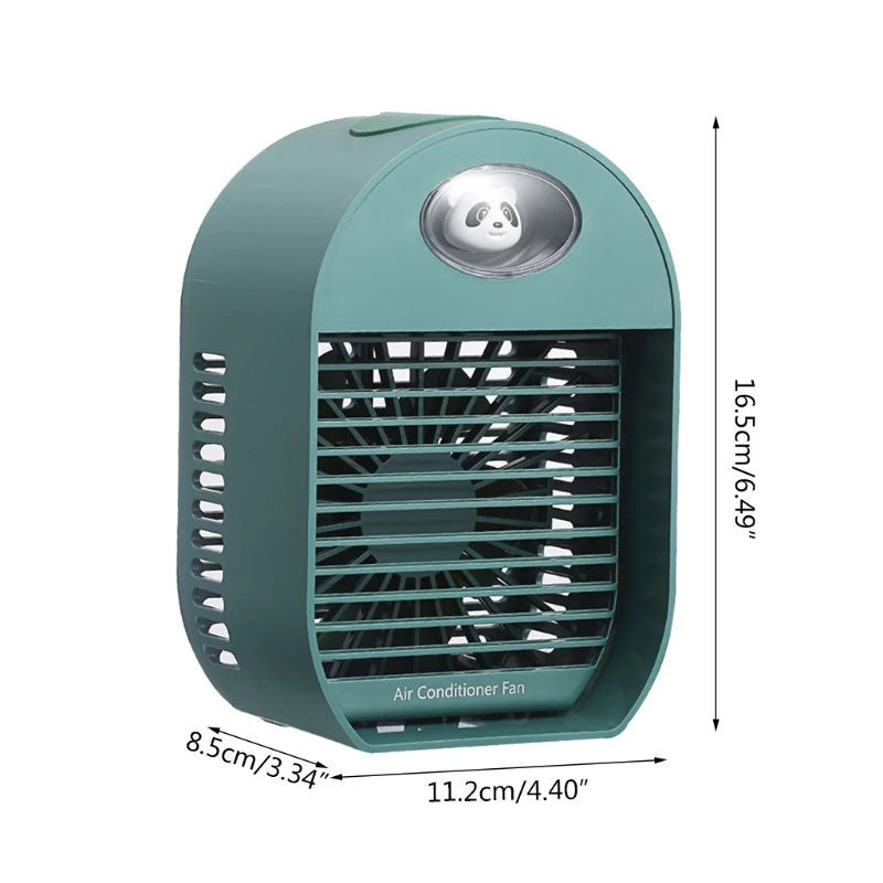 Настольный вентилятор с распылителем для увлажнения воздуха, небольшой охлаждающий вентилятор, воздухоохладители, вентилятор для