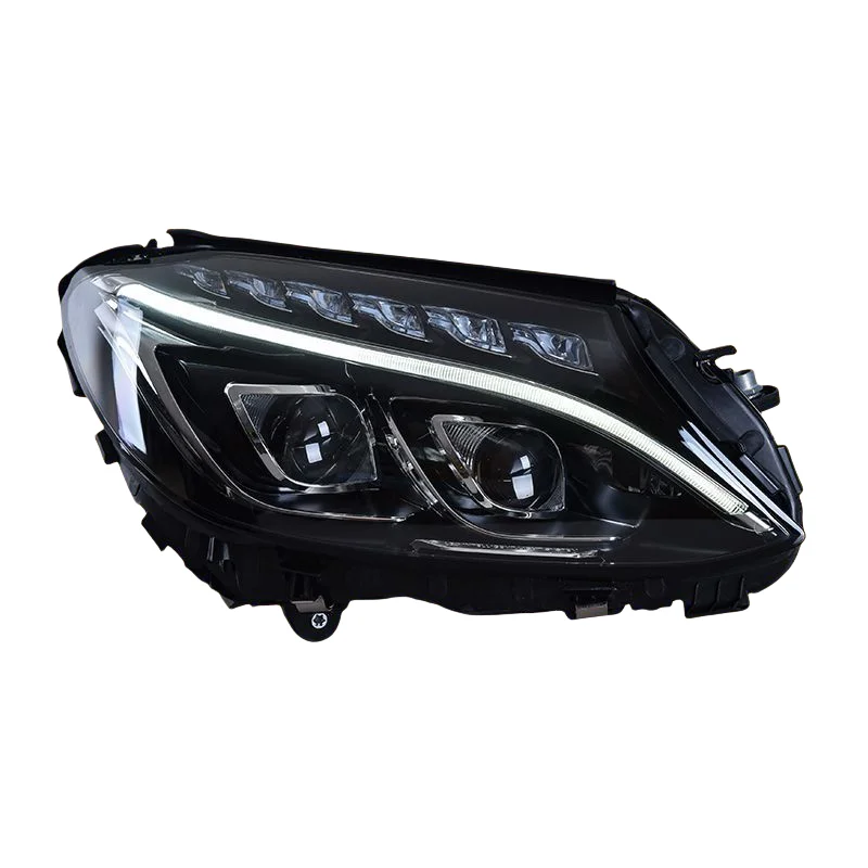 

for 15-18 Mercedes Benz C-Class W205 Full LED Headlight Assembly with Daytime Running Light Lens Upgraded Modified Headlights