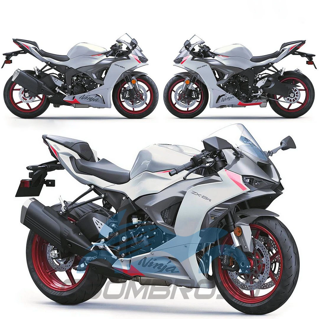 ZX6R 2019 2020 2021 2022 2023 Free Custom Fairings for Ninja ZX 6R  ABS Injection Bodywork Kit Motorcycle Fairing