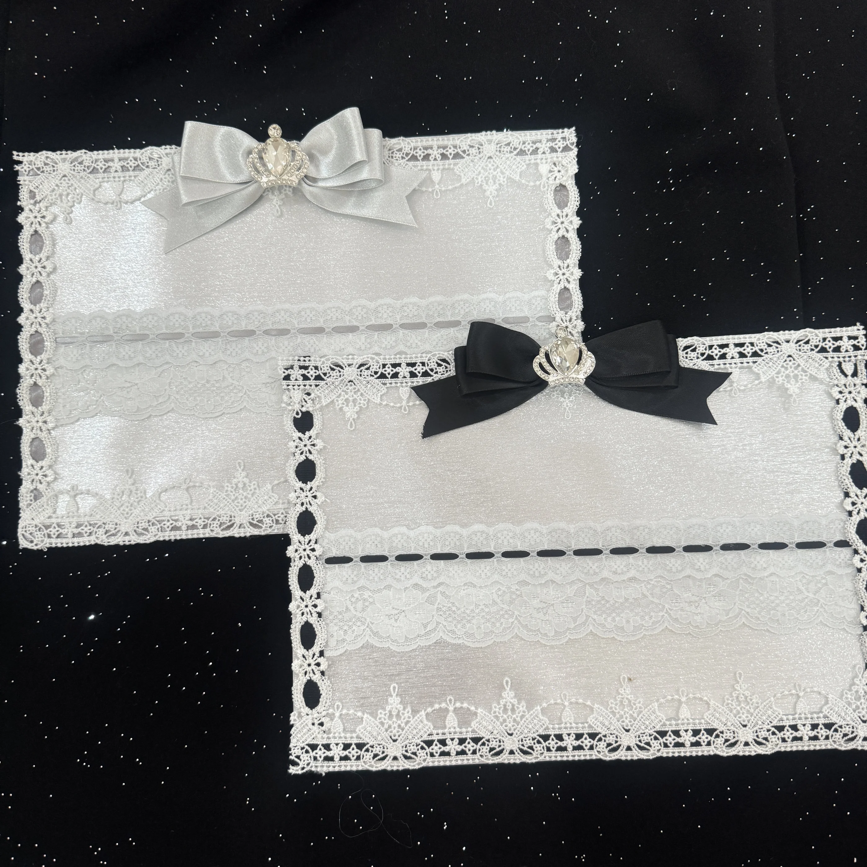 Handmade Original Exquisite Pain Board Ribbon Pain Satin Silver Ballet Style Large Food Volume Daily Custom Ltabag Accessories