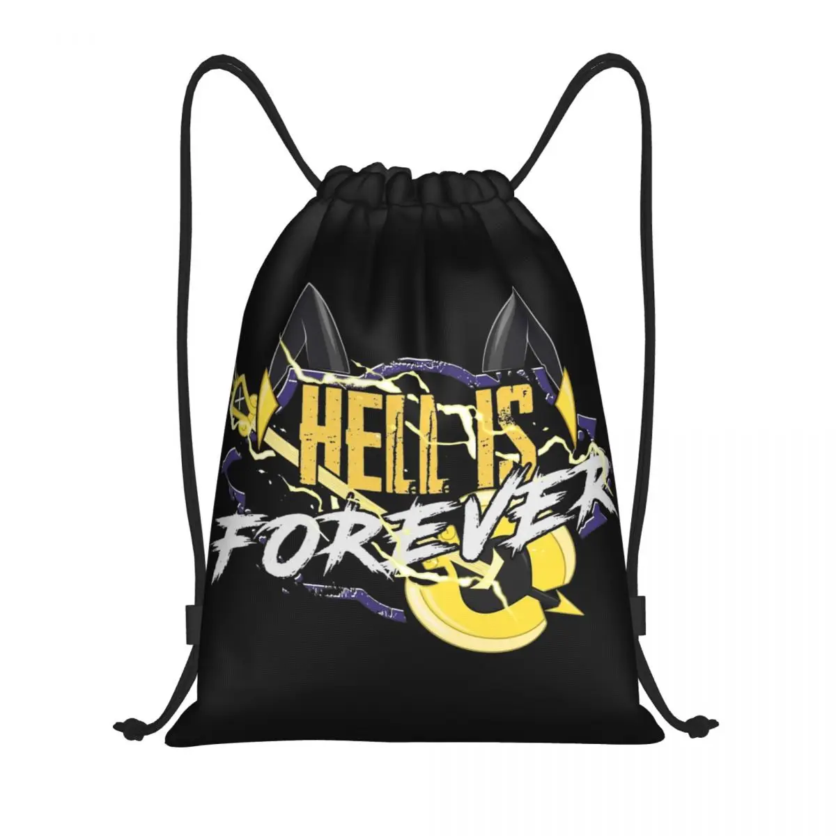 

Hazbins Hotels Adam Hell Is Forever Сумки на шнурке Спортивный рюкзак Спортивный рюкзак Водонепроницаемая сумка на шнурке для йоги