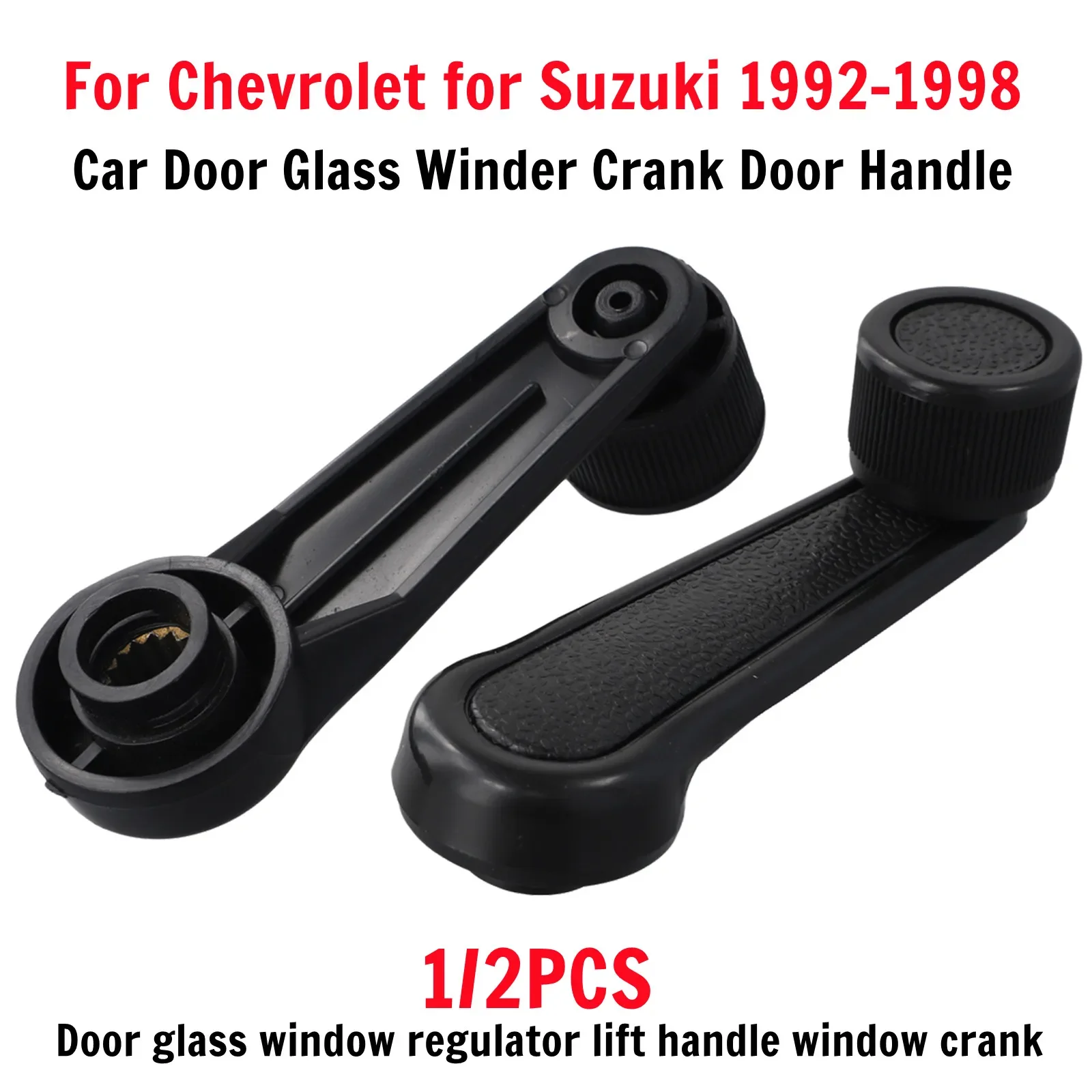 1 ud./2 uds., piezas de repuesto para coche, nuevo estilo, manija de puerta de coche, manivela, enrollador de vidrio para Chevrolet para Suzuki 1992-1998, enrollador de vidrio para puerta de coche