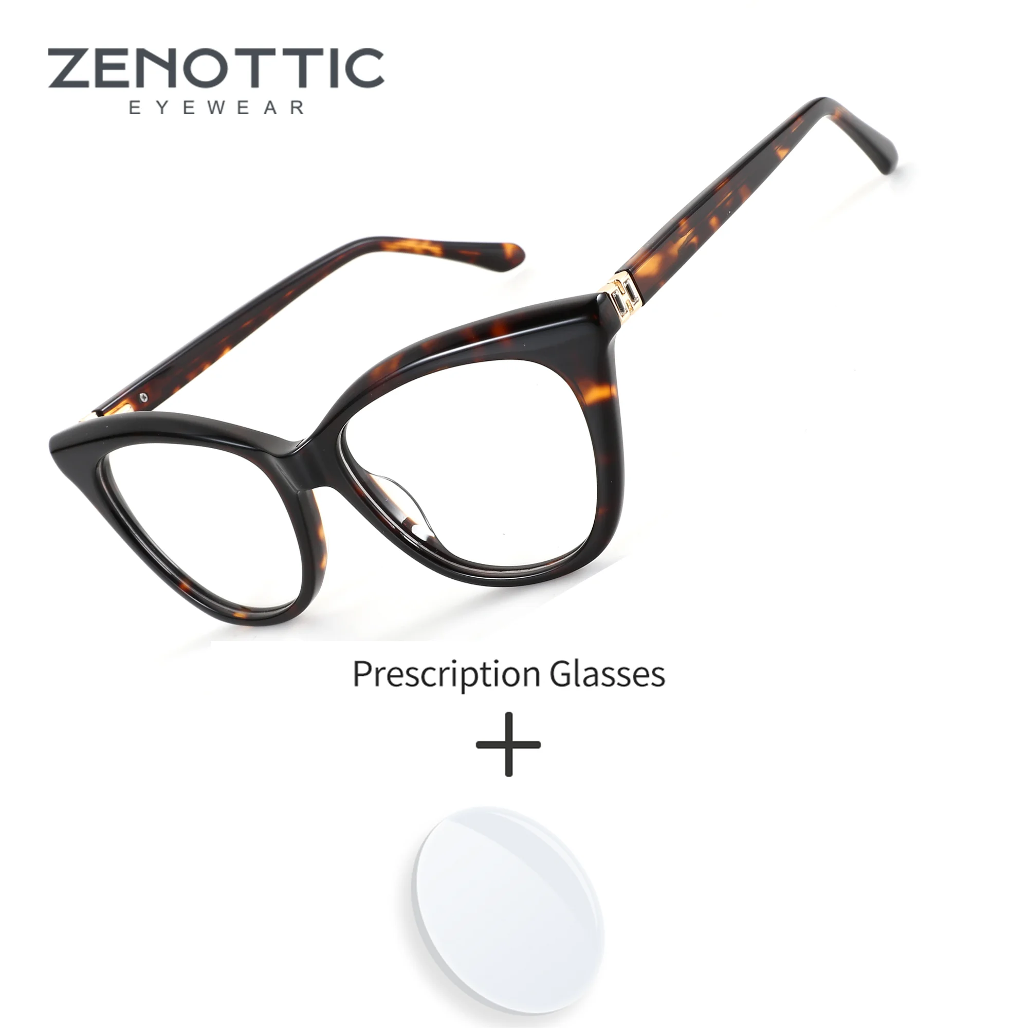 

Очки ZENOTTIC Butterfly для женщин, ацетатные, фотохромные, с защитой от синего света, прогрессивные мультифокальные оптические очки