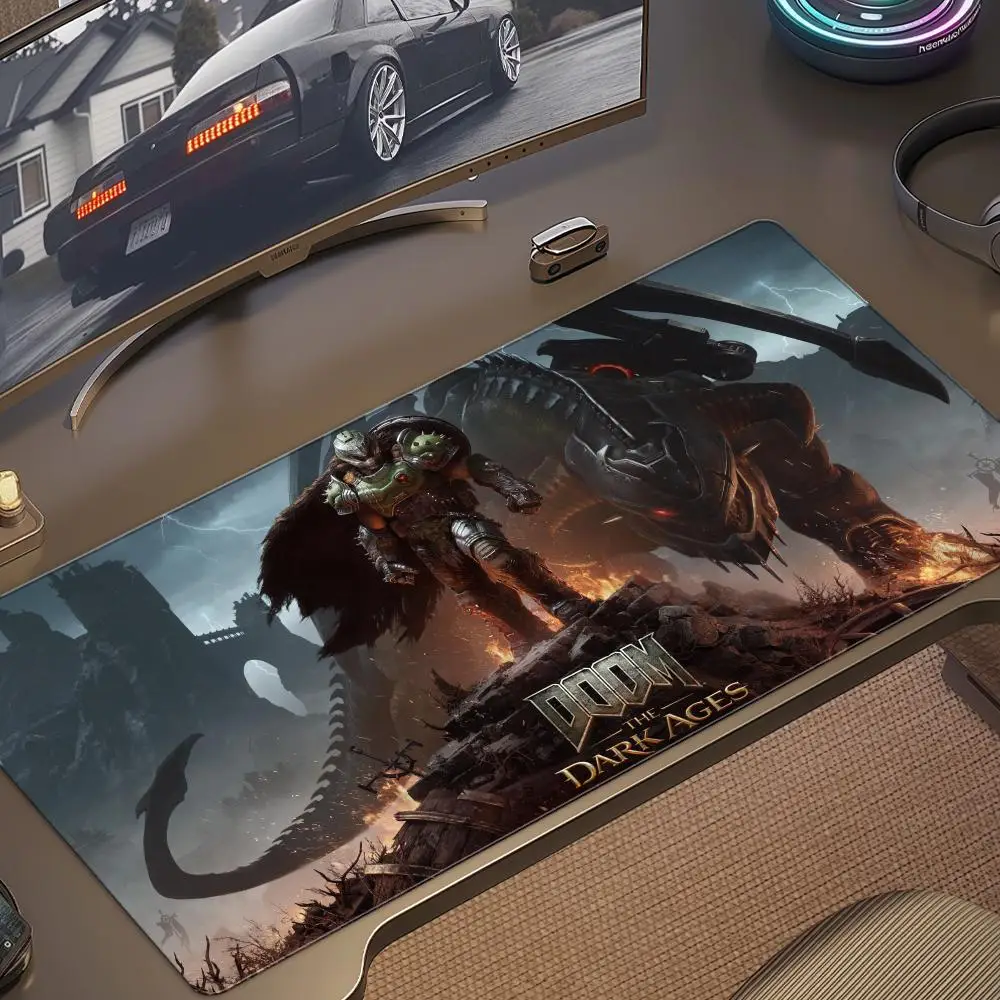 Коврик для мыши Darks Ages Dooms, коврик для мыши XXL, компьютерные аксессуары, большая клавиатура, коврик для ноутбука, стол, новый продукт, геймерские игры