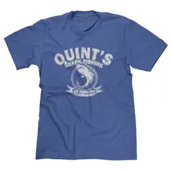 Quint's Shark Fishing Jaws Captain Quint You're Gonna Need A Bigger Boat Classic Movie Parody T shirt