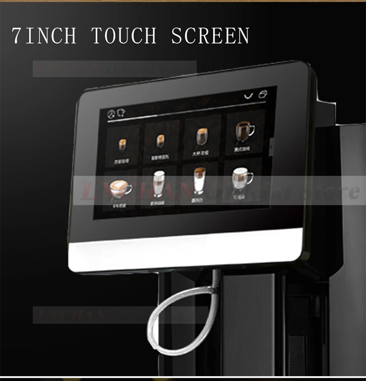 LXCHAN S9 One Touch Automatic Coffee Maker 19Bar ULKA Pump Make 20+ Beverages Fancy Coffee Machine Latte Espresso Restreto