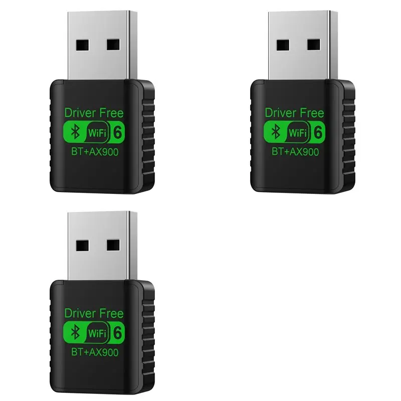 

ABSK-3X Wifi 6 AX900 Bluetooth 5.4 Wifi USB Adapter Wireless Network Card 2.4G And 5Ghz Wlan Receiver Signal Receiver Style 2