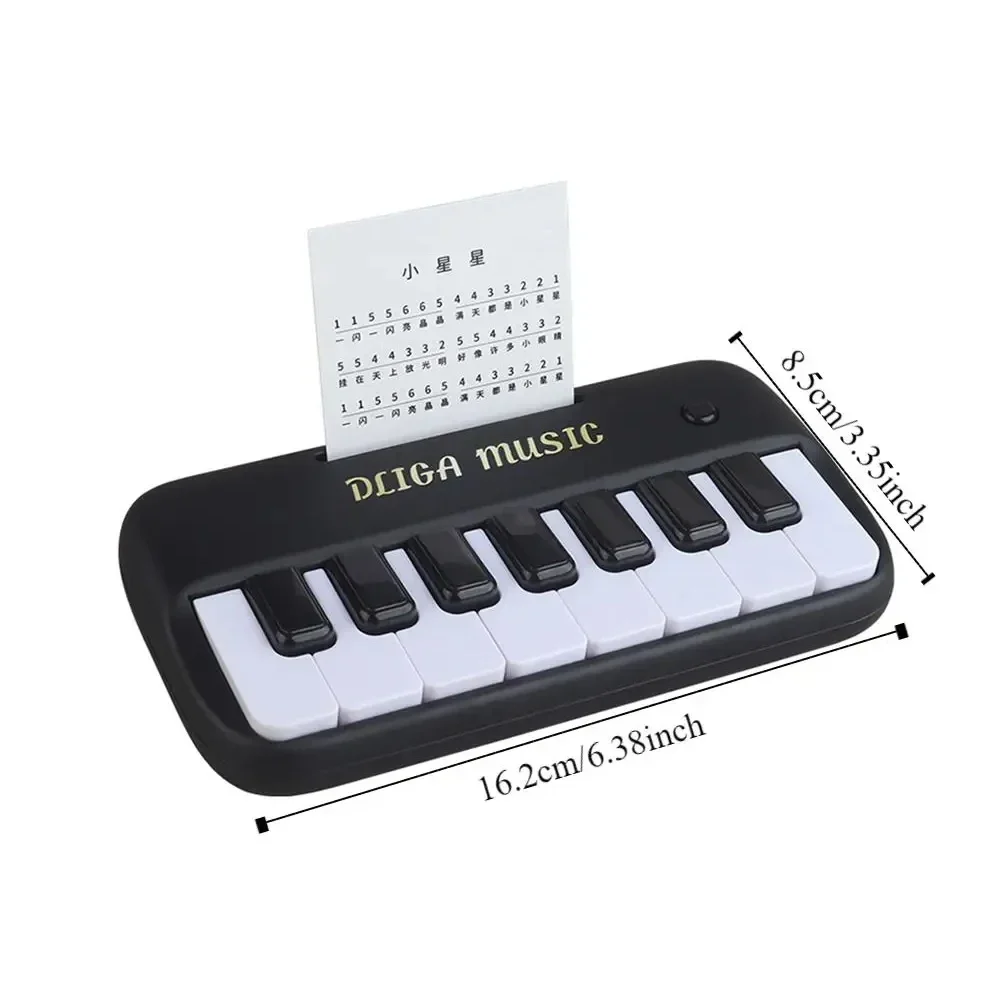 Mini Electric Keyboard Multifunctional Electronic Organ Piano Early Education Toy Light Learning Music Instrument Toy Xmas Gifts