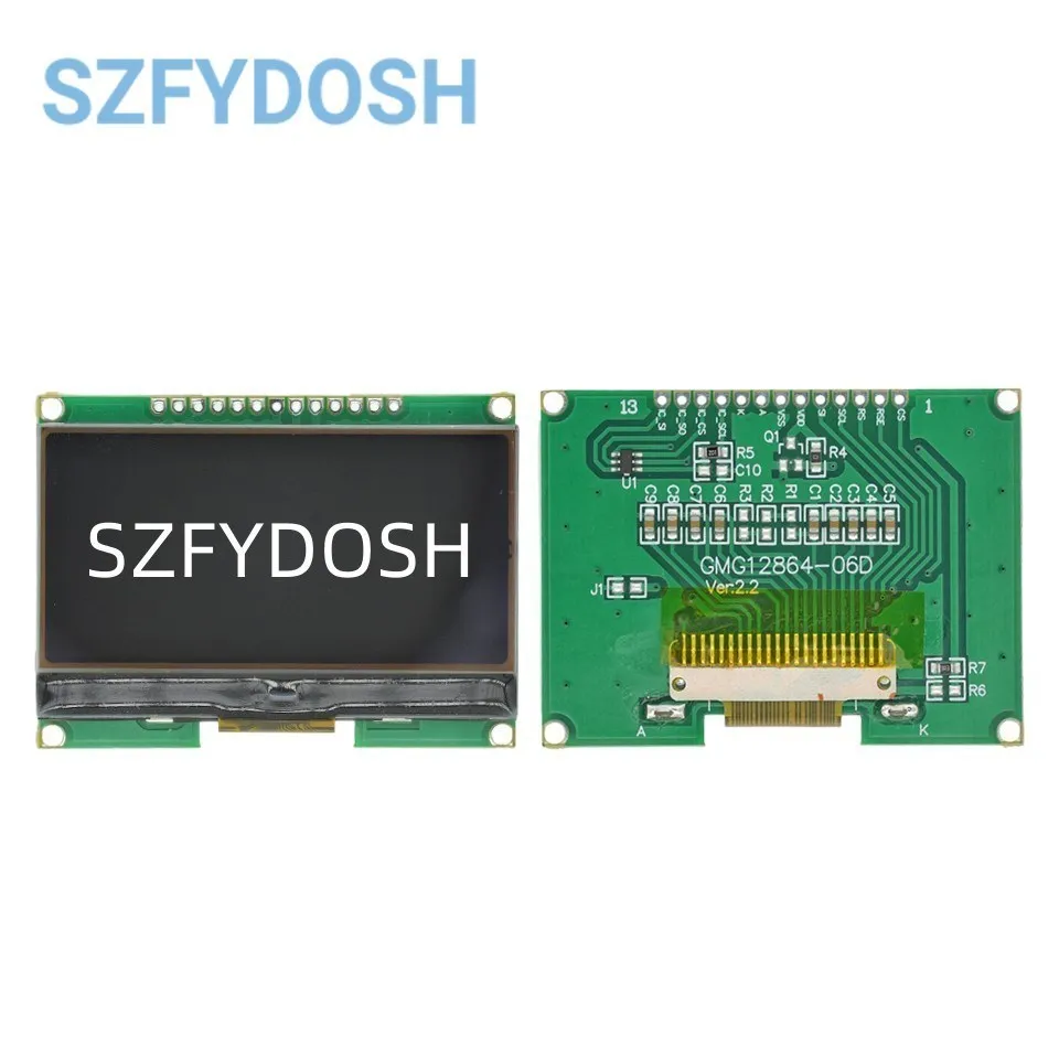 Lcd12864 12864-06D 12864 Lcd Module Cog Met Chinese Lettertype Dot Matrix Scherm Spi Interface Voor Aduino Stm Raspberry Pi