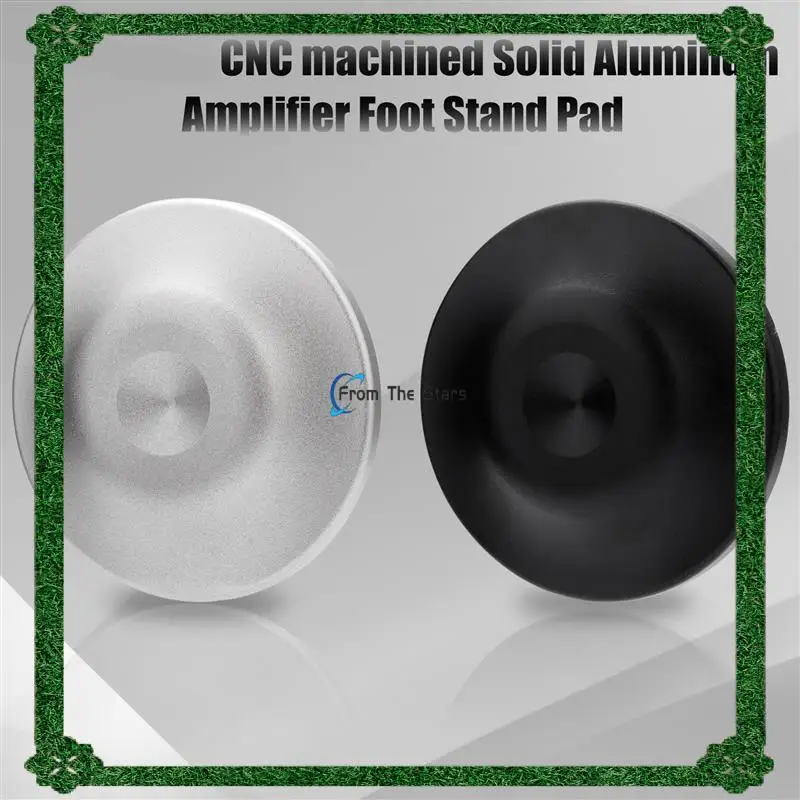 4PCS Amplifier Speaker Feet Spikes Pads Parts Speakers Amplifier Recorder Feet Pad Silver