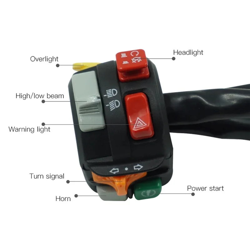 

Better-710004040 Motorcycle 7/8In 22Mm Handlebar Control Switch For Outlander Renegade 400-1000 2012-2017 Multifunction Switch