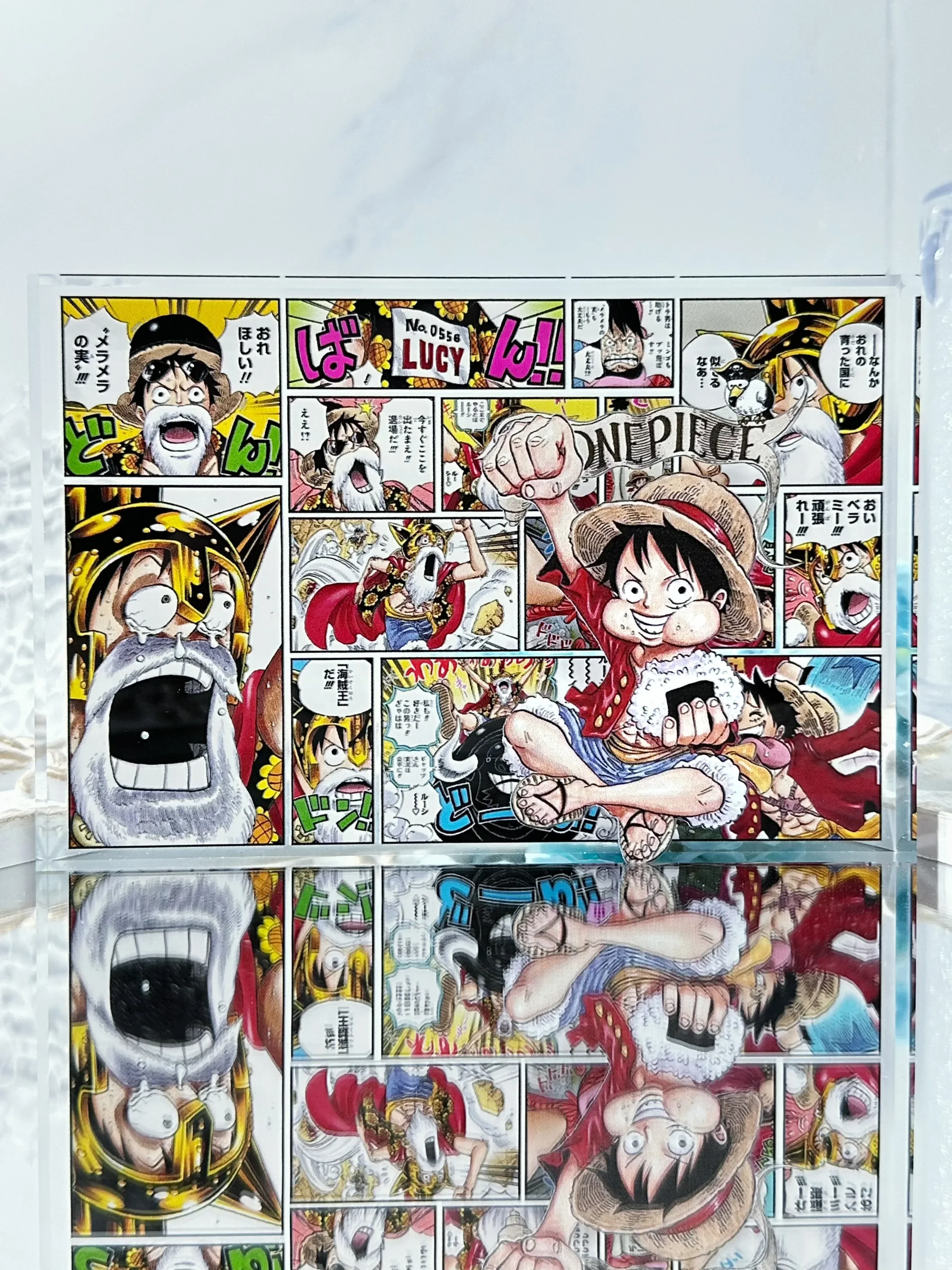 Support en acrylique One Piece, périphérique Monkey D. Briques acryliques personnalisées Luffy Nico C.Anime, haute transparence