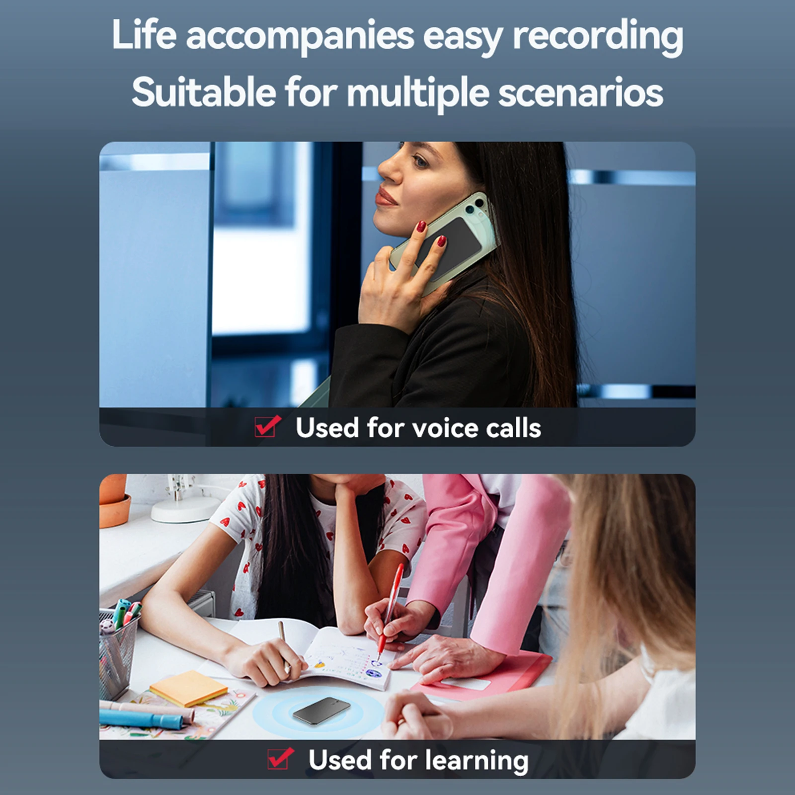 ChatGPT-4 جهاز تدوين الملاحظات AI ترجمة ومسجل صوت الملاحظات الذكي أكثر من 80 لغة للتبادل الدولي