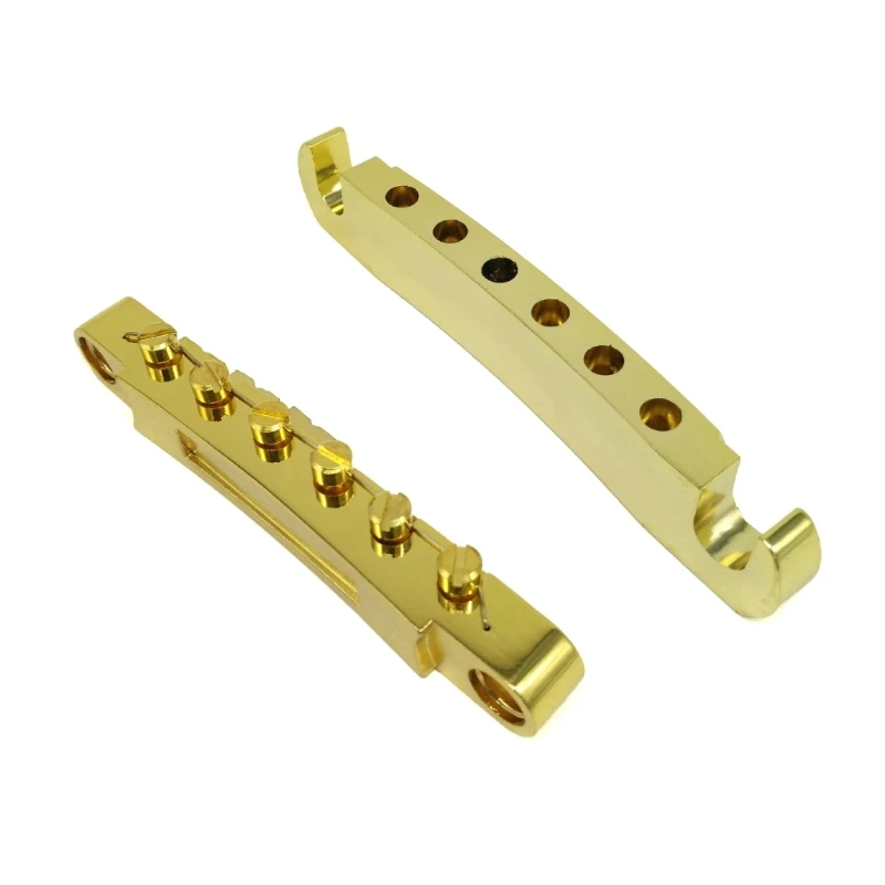 Guitar Tune O-Matic Bridge and Stop Bars Tailpiece Combo with Studs Replacements