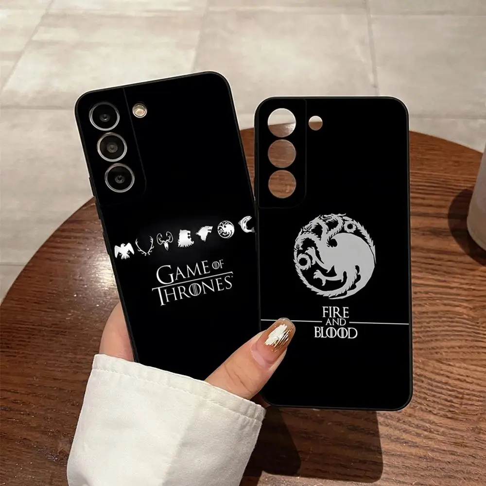 Set G-Game Of T-Thrones Phone Case For Samsung S24 Ultra S23 Fe S22 S20 S21 Plus Galaxy A54 A34 A24 A53 Note 20 Cover