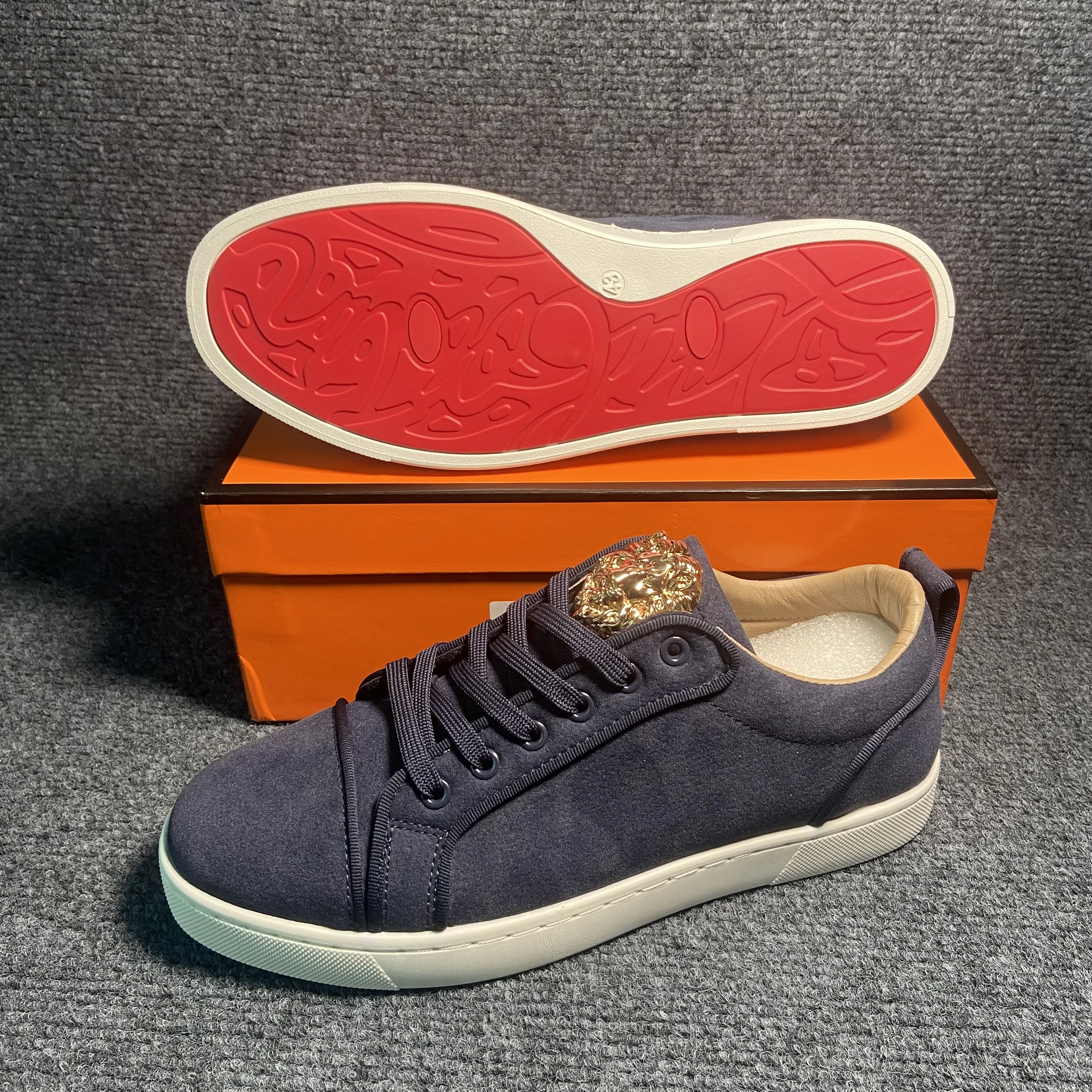 حذاء كاجوال أزرق للرجال من جلد الغزال حذاء رياضي كاجوال للرجال حذاء تزلج المدربين للرجال سكاربي الجري uomo mocasines de hombre