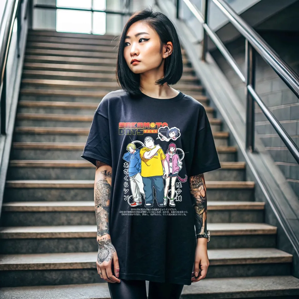 Sakamoto T-Shirt Days Taro Sakamoto Nagumo Sakamoto Days Gift Shirt All Size 437 - Image 2