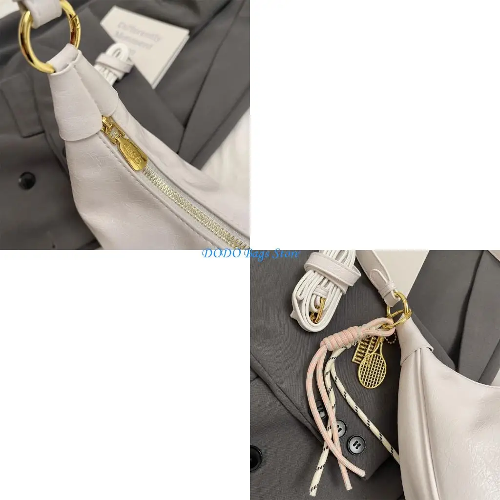 

Модная сумка через плечо из искусственной кожи с просторной внутренней сумкой. Элегантные сумки подмышками для поездок на работу