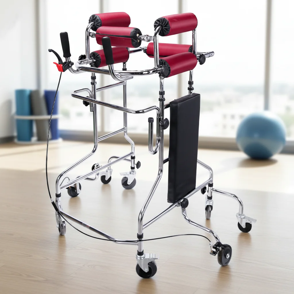 Coolfull Height Adjustable Stroke Hemiplegia Walker Rehabilitation Walking Aid for Elderly Adults Class I Medical Device