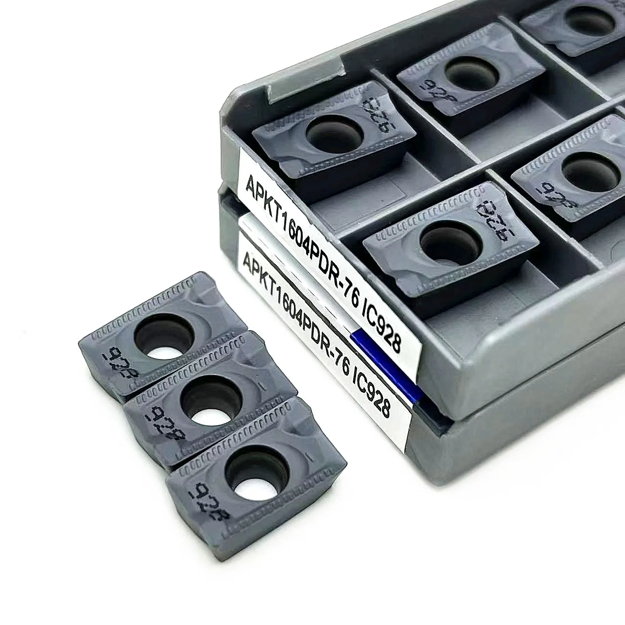 フライス盤用CNCツール,10個セット,高品質超硬工具apkt1604 76 ic928