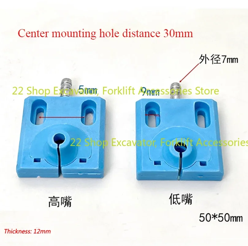 EDM Parts Acrylic Water Panel Cooling Plate L50*W50*Hole6.5mm for WEDM Wire Cutting Machine 1pc