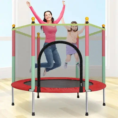 Factory price trampoline with net  cama elástica trampolim saltarinas