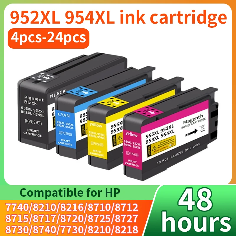 Compatible for HP 954XL HP954 952XL  954 XL ink cartridge 954 OfficeJet 7720 7740 Pro 8210 8710 8715 8216 8725 8720 8730 Printer