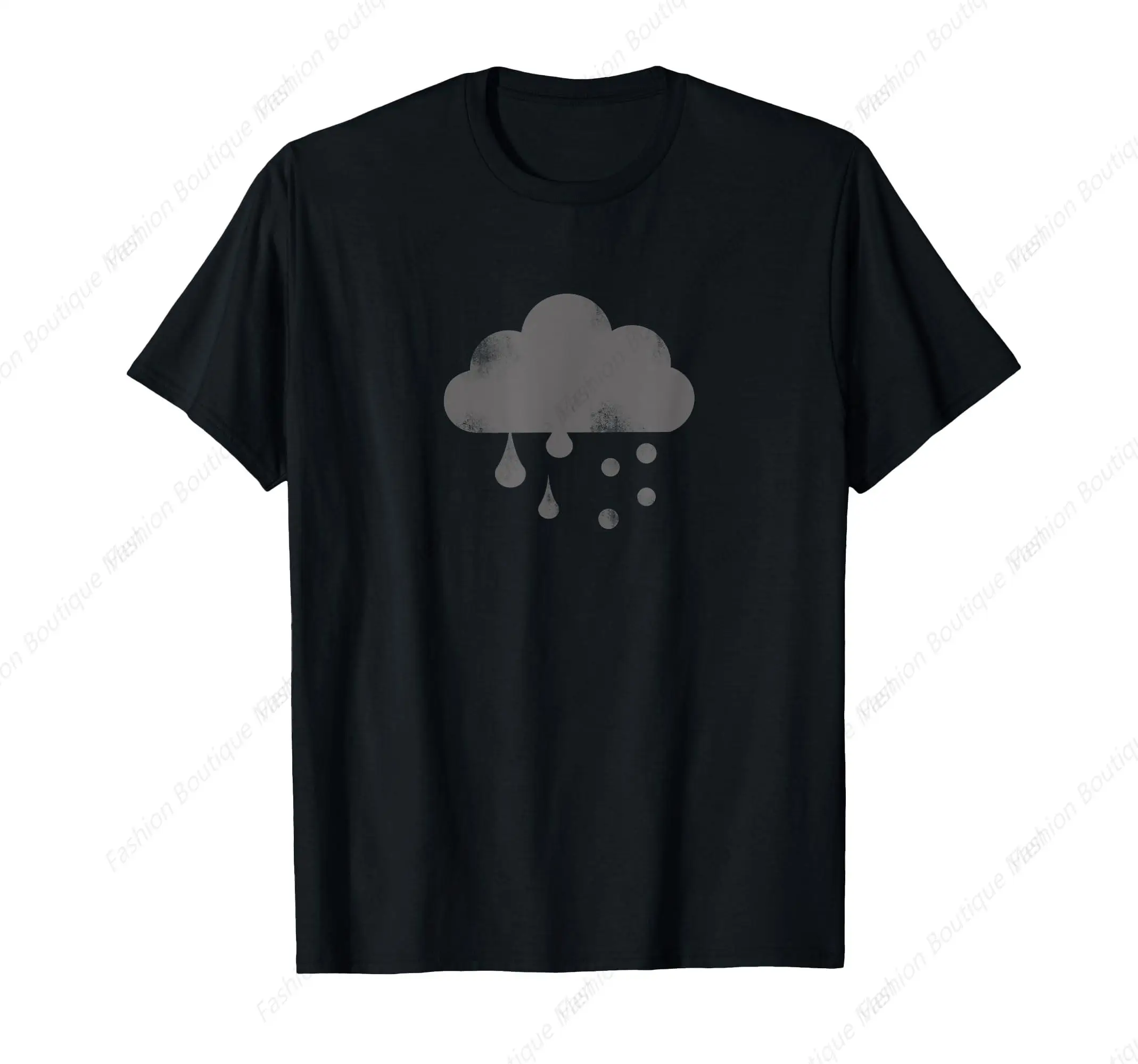 Rain Cloud Weather Meteorology Rain Meteorologist Shirt T-Shirt Men Women Leisure Drop Pure Cotton Loose Couple Tee