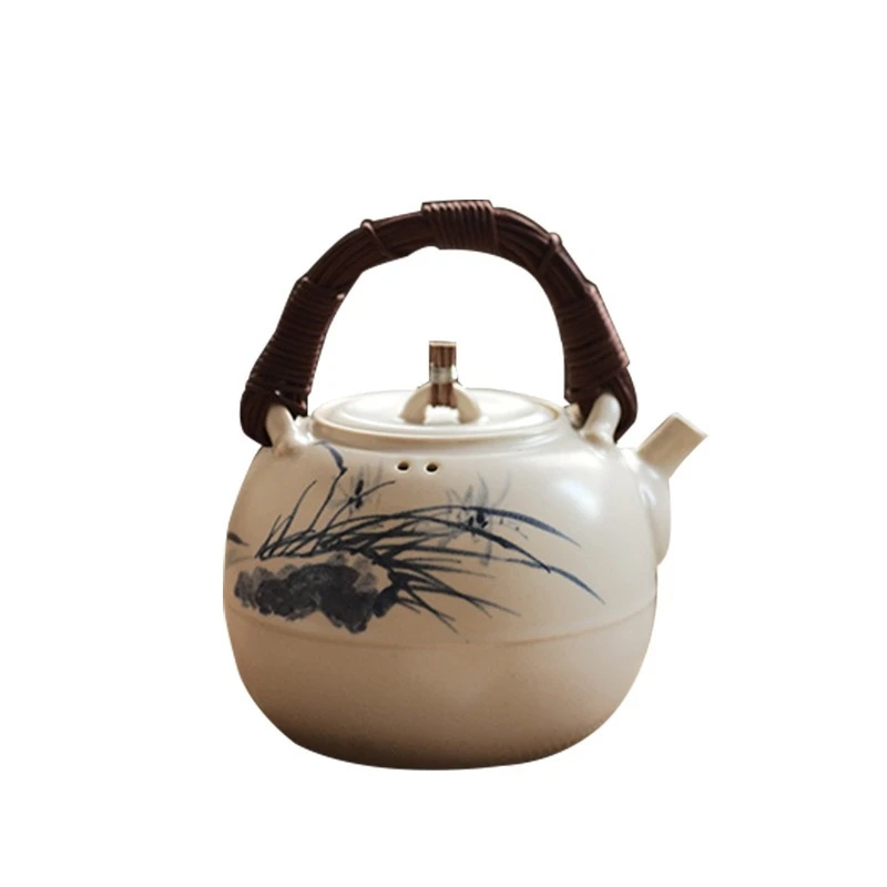 

Soda glazed pottery pot Household small electric ceramic stove Tea maker set Kettle