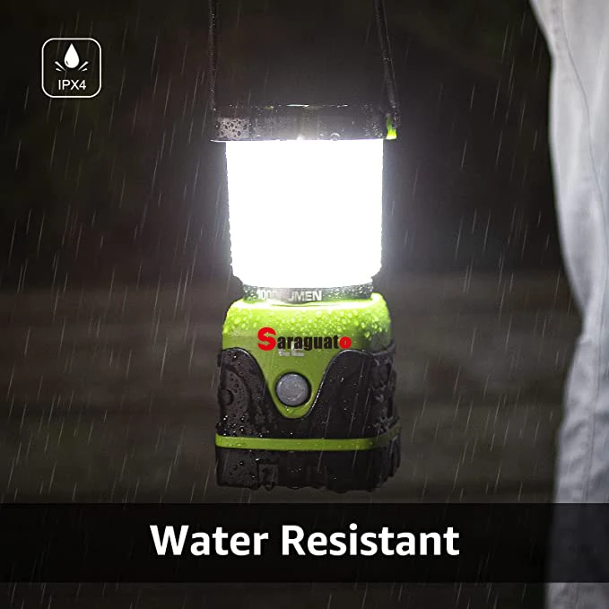 

LED Camping Lantern, Battery Powered LED with 1000LM, 4 Light Modes, Waterproof Tent Light, Perfect Lantern Flashlight for Hurri