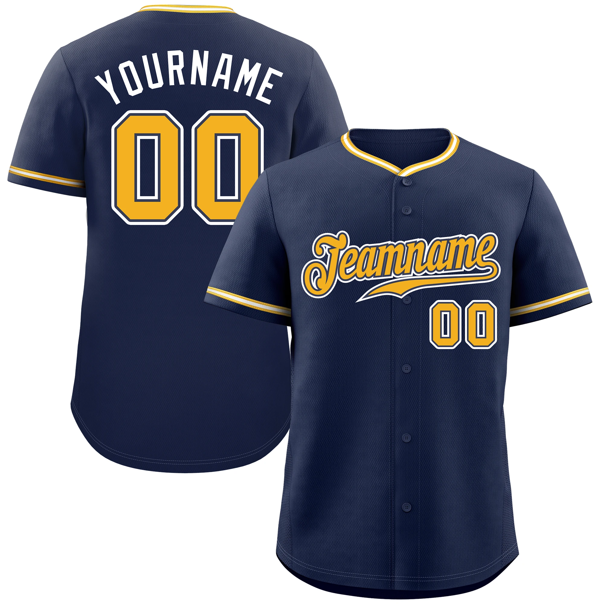 Custom Classic Style Baseball Jersey Printed Letters & Number Practice Sports Shirt for Adults