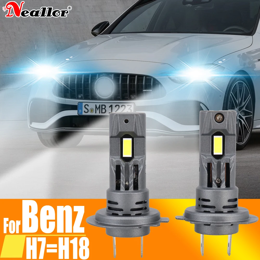 

Светодиодная лампа Canbus для фар Mercedes Benz W204 W211 W212 W203, 12 В, 55 Вт, 6000 К