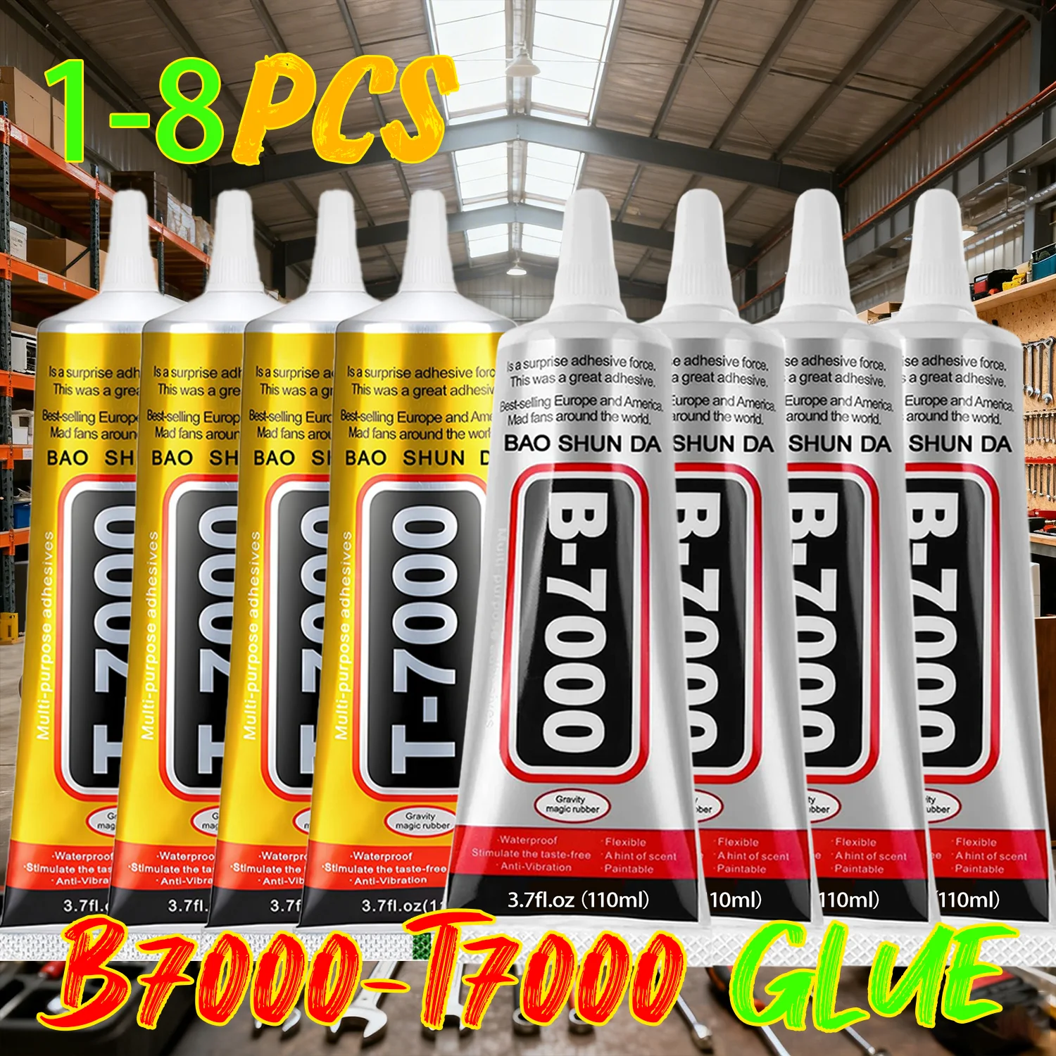 B7000 Adhesive for Metal, Mobile Phones, and Jewelry—15/110 
