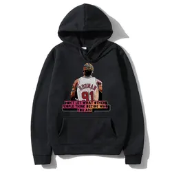 Best Famous The Worm Dennis Rodman Graphic Hoodie Men Basketball Boys Streetwear Male Hip Hop Vintage Oversized Fleece Hoodies