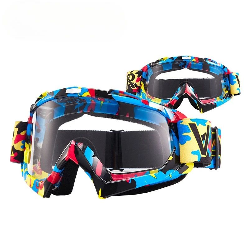 

Motorcycle Goggles Glasses Off-road Sunglasses Anti Fog Windproof Ski Snowboard Riding Cycling Glasses for Outdoor Sports