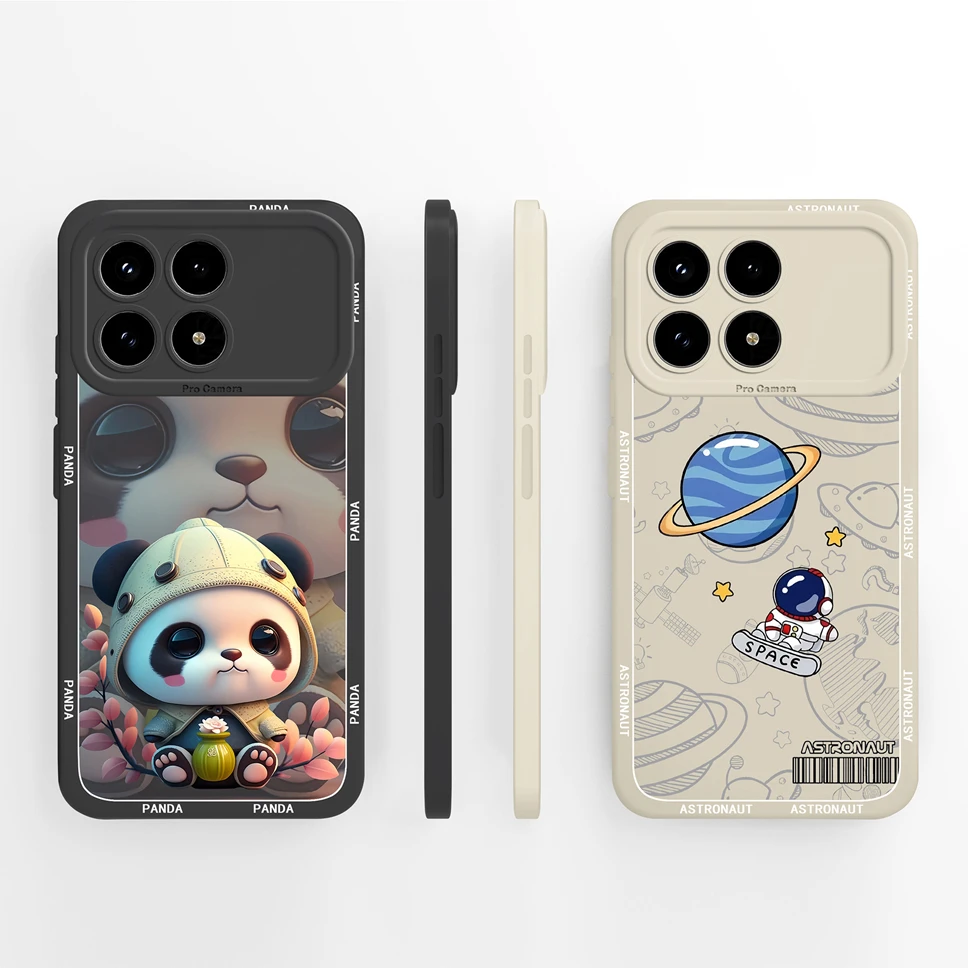 ل Xiaomi Poco F8 Pro F8 الترا جراب هاتف جميل القط الدب الكرتون لينة السائل سيليكون الوفير ل Poco F 8 برو غطاء مقاوم للصدمات #2