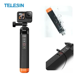 TELESIN Buoyancy Bar Floating Handgrip Selfie Stick with Remote Control for Gopro Hero 13 12 11 10 9 Black Accessories Go Pro