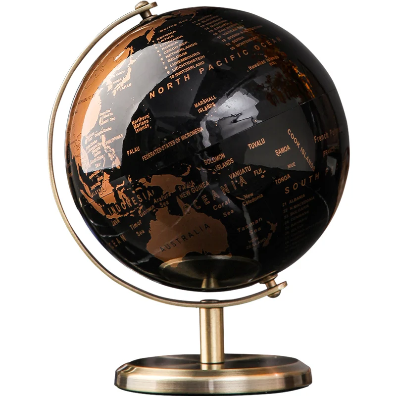 High grade globe decoration Nordic office study desktop living room TV cabinet home decoration